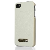 ed hardy executive series iphone 4, love kills slowly, white