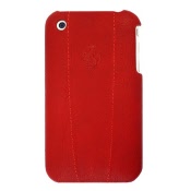 ferrari hard case modena leather red for iphone 3g(s)