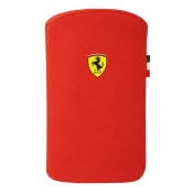 ferrari pouch f1 nubuck v1 red for iphone
